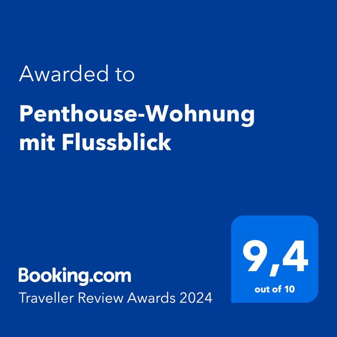 Penthouse-Wohnung Mit Flussblick Oldenburg Kültér fotó